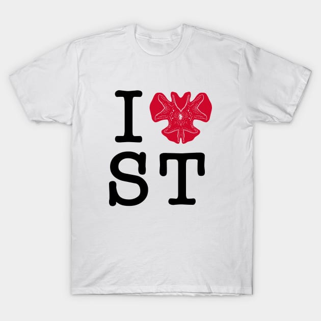 I LOVE STRANGER THINGS T-Shirt by ALFBOCREATIVE